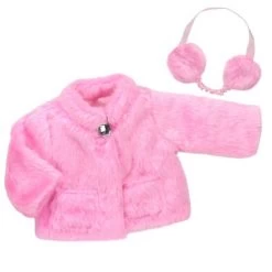 Sophia’s Pink Faux Fur Coat And Earmuff Headband Set For 18" Dolls -Toy Doll World GUEST 0293cf1a ac44 4ffd 941e 4504eb324dc6