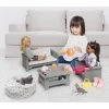 Living Room Furniture Set For 18" Dolls - Gray/White -Toy Doll World GUEST 04ce8515 05ef 44f1 8810 0a867dd34f6f