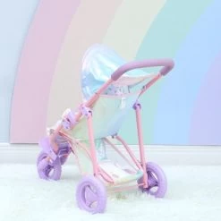 Olivia's Little World Baby Doll Jogging Stroller Buggy Iridescent Color OL-00016 -Toy Doll World GUEST 05bcd2ce 8b03 4708 8ea7 af4248532b67