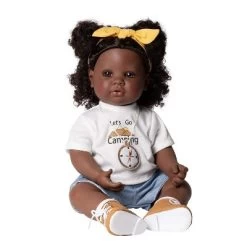 Adora Realistic Black Baby Doll Happy Camper Toddler Doll - 20 Inch, Soft CuddleMe Vinyl, Black Hair, Brown Eyes 15 Adora Realistic Black Baby Doll Happy Camper Toddler Doll - 20 Inch, Soft CuddleMe Vinyl, Black Hair, Brown Eyes -Toy Doll World GUEST 0770aa47 4ba6 4cc4 bfc7 610fc5e72a92