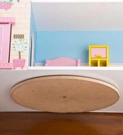 HearthSong Imagine My Place Dollhouse With Turntable And 35-Piece Dollhouse Furniture Set -Toy Doll World GUEST 07893ca2 dc3a 4562 9fba 735af090261a