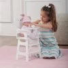 Badger Basket White Rose Doll High Chair