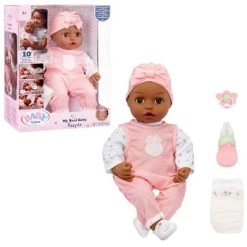 BABY Born My Real Baby Doll Harper - Dark Brown Eyes -Toy Doll World GUEST 0869abb6 f2ba 4b26 b381 4a4ff5ebce41
