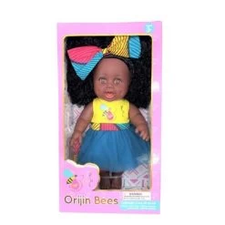 Orijin Bees Cocoa Belle 12" Baby Bee Doll - Black Hair With Brown Eyes -Toy Doll World GUEST 0874e7d2 c916 4719 b6b1 6f738b2a71a4