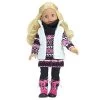 Sophia’s Dress, Leggings, Scarf, Vest, And Boots For 18" Dolls