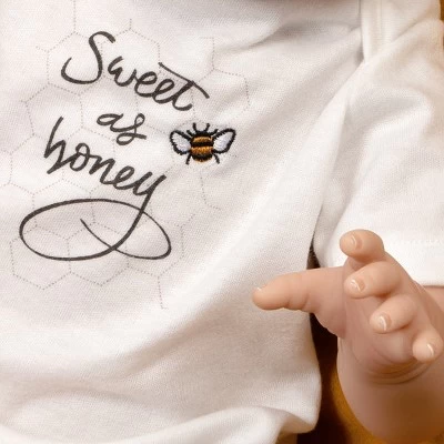 Paradise Galleries Realistic Toddler Doll - Sweet As Honey, 5-Piece Reborn Doll Gift Set With Magnetic Pacifier, 3+ 4 Paradise Galleries Realistic Toddler Doll - Sweet As Honey, 5-Piece Reborn Doll Gift Set With Magnetic Pacifier, 3+ - Image 2