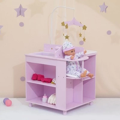 Olivia's Little World - Twinkle Stars Princess Baby Doll Changing Station With Storage 4 Olivia's Little World - Twinkle Stars Princess Baby Doll Changing Station With Storage - Image 2