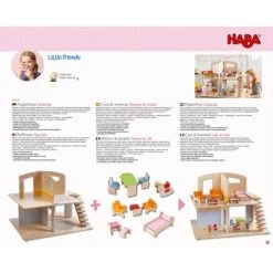 HABA Little Friends Dollhouse City Villa With 10 Pieces Of Furniture 20 HABA Little Friends Dollhouse City Villa With 10 Pieces Of Furniture -Toy Doll World GUEST 12085b16 b718 4e24 9ebd f712054452df