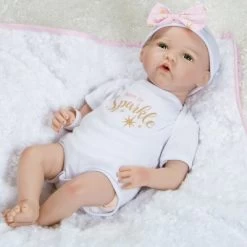 Paradise Galleries Reborn Baby Doll In Silicone-like Vinyl, 19 Inch Newborn Girl Baby Bundles: Born To Sparkle, 7-Piece Ensemble -Toy Doll World GUEST 12fb0e12 bd50 49a8 8c9f 8b1f0f9a0c00