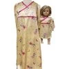 Size 6 Matching Girl And Doll Satin Falling Star Print Nightgowns -Toy Doll World GUEST 14712706 ebc0 4ec9 8887 67f973978462