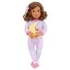 Our Generation Luna Posable 18" Slumber Party Doll & Storybook Set