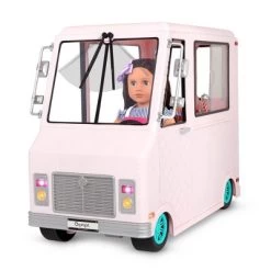 Our Generation Sweet Stop Ice Cream Truck - Pink -Toy Doll World GUEST 15132ee7 a967 4146 8095 b4808506e0b8