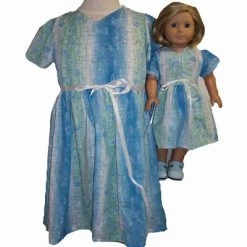 Doll Clothes Superstore Size 5 Matching Shades Of Blue Dresses For Girl And Dolls