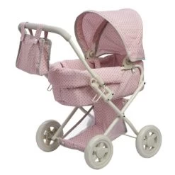 Olivia's Little World - Polka Dots Princess Baby Doll Deluxe Stroller - Pink & Gray -Toy Doll World GUEST 16444a2a 2390 4864 b928 42504a828cea