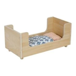Manhattan Toy Sleep Tight Wooden Play Sleigh Bed With Pillow And Blanket For Dolls And Stuffed Animals -Toy Doll World GUEST 1c1b81a4 b702 4c82 b361 2f1bbf74af27