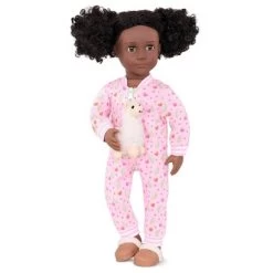 Our Generation Llama Pajama With Soft Plush Pajama Outfit For 18" Dolls