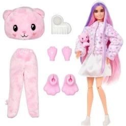 Barbie Cutie Reveal Cozy Cute Tees Series Teddy Bear Doll -Toy Doll World GUEST 218d6797 1487 4eab b749 3f1dc8f04543