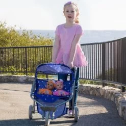Adora Baby Doll Stroller, Starry Night Stroller Twin Jogger Stroller, Fits Dolls Up To 16 Inches -Toy Doll World GUEST 22f7c36c 0a62 48e9 8723 9dfaa311433c