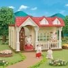 Calico Critters Sweet Raspberry Home Gift Set, Dollhouse Playset With 3 Collectible Figures, Furniture And Accessories