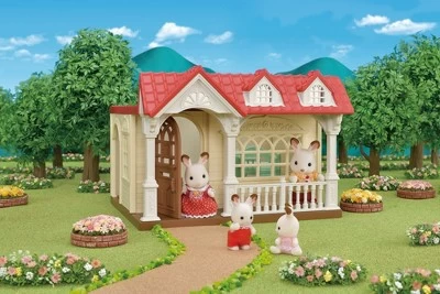Calico Critters Sweet Raspberry Home Gift Set, Dollhouse Playset With 3 Collectible Figures, Furniture And Accessories 3 Calico Critters Sweet Raspberry Home Gift Set, Dollhouse Playset With 3 Collectible Figures, Furniture And Accessories