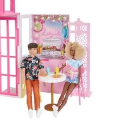 Barbie Dollhouse With Doll, 2 Levels & 4 Play Areas, Fully Furnished, -Toy Doll World GUEST 29524bf3 7f67 407b b536 f164963bf36b