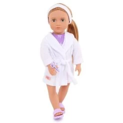 Our Generation Serafina Posable 18" Spa Doll & Storybook Set -Toy Doll World GUEST 2b575740 35eb 4669 ac6b 55aee15c243a