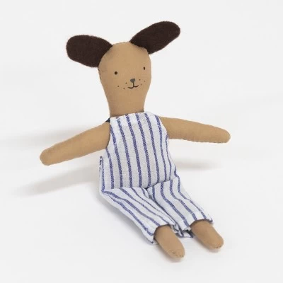 Meri-Meri Meri Meri Stripy Puppy Mini Suitcase Doll (Pack Of 1) 4 Meri-Meri Meri Meri Stripy Puppy Mini Suitcase Doll (Pack Of 1) - Image 2