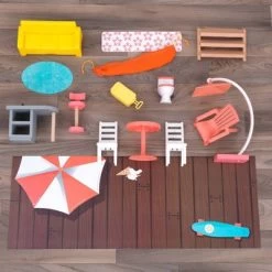 Kidkraft Ferris Wheel Fun Beach House Wooden 360-Play Dollhouse With 19 Accessories -Toy Doll World GUEST 31c40dee bc8a 450a b794 8cb951904590