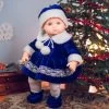 The Queen's Treasures 15 In Doll Clothes Blue Velvet Complete Dress Outfit -Toy Doll World GUEST 334244b7 ff75 485a a11a 2e70f72aae75