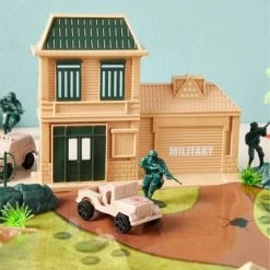 Blue Panda 400 Piece Army Men Action Figures Set With Map, Includes Carrying Tote For Easy Clean Up -Toy Doll World GUEST 3cf3ccc5 b261 490f 819c 13da411a2640