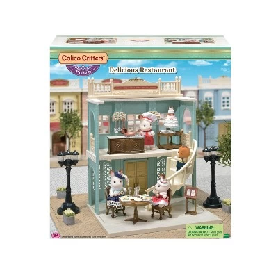 Calico Critters Town Series Delicious Restaurant, Fashion Dollhouse Playset With Furniture And Accessories 6 Calico Critters Town Series Delicious Restaurant, Fashion Dollhouse Playset With Furniture And Accessories - Image 4