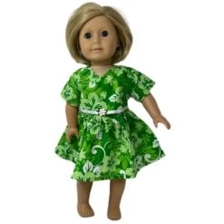 Doll Clothes Superstore Size 5 Girl Matching Girl & Doll Green Dress -Toy Doll World GUEST 40ab29c4 74c3 4301 9d49 e184b6020d5d