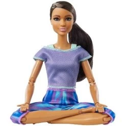 ​Barbie Made To Move Doll - Blue Dye Pants -Toy Doll World GUEST 4151977b addf 4d2b 8d6e 8da56f9d5b60
