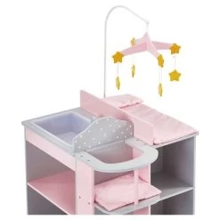 Olivia's Little World - Baby Doll Furniture - Baby Changing Station With Storage (Gray Polka Dots) -Toy Doll World GUEST 41d3c28a 0a4d 46b3 9423 cd8630f62cb7