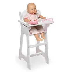 Badger Basket Doll High Chair With Accessories And Free Personalization Kit -Toy Doll World GUEST 4252ac08 0b08 43a0 bbfd 698231f48cb0