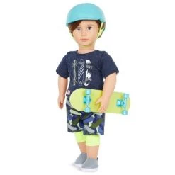 Our Generation Theodore 18" Skateboarder Boy Doll -Toy Doll World GUEST 43157316 a04a 403a 83af bf7a49f730ab