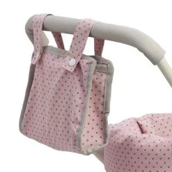 Olivia's Little World - Polka Dots Princess Baby Doll Deluxe Stroller - Pink & Gray -Toy Doll World GUEST 45c0b565 d96e 4968 a13b a5e0bc48ca7c