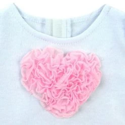 Sophia’s Heart Dress And Headband Outfit For 15'' Dolls, White/Pink -Toy Doll World GUEST 46440ff8 c927 44de 9382 cc5a8b2eed35
