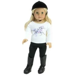 Sophia’s 4 Piece Horseback Riding Outfit With Riding Boots Set For 18'' Dolls, Black -Toy Doll World GUEST 47550faa e3b8 4644 b063 2c4933d30520