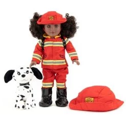 Playtime By Eimmie Playtime Pack Firefighter With Child Accessories