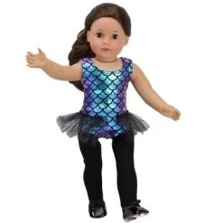 Sophia’s Jazz Leotard Costume And Tap Shoes For 18'' Dolls, Black -Toy Doll World GUEST 48ea59c7 dad2 4b2c 8607 efb25b52a806