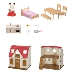 Calico Critters Red Roof Cozy Cottage -Toy Doll World GUEST 4c03b577 e1f2 4215 8d2d f614b45c3124