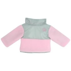 Sophia’s Fleece & Nylon Jacket For 18” Dolls, Light Pink/Silver