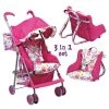 Adora Doll Accessories 3-in-1 Stroller, Car Seat, Back Pack Carrier, Perfect For Kids 3 Years & Up, Pink (217602) -Toy Doll World GUEST 5025947e b7dc 43f4 96c8 62322eeb2c4c
