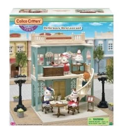 Calico Critters Town Series Delicious Restaurant, Fashion Dollhouse Playset With Furniture And Accessories 13 Calico Critters Town Series Delicious Restaurant, Fashion Dollhouse Playset With Furniture And Accessories -Toy Doll World GUEST 51264fa4 82d3 44f6 9d1f 19e8856bb844