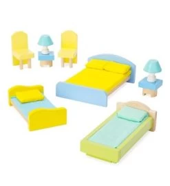 HearthSong 35-Piece Dollhouse Furniture For Kids -Toy Doll World GUEST 523ef3f5 aaec 4b7a b04f 36773121d1af