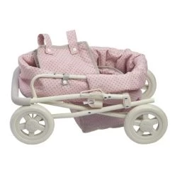 Olivia's Little World - Polka Dots Princess Baby Doll Deluxe Stroller - Pink & Gray -Toy Doll World GUEST 52c296b8 01d1 4fb0 afd7 d5b5205618c6