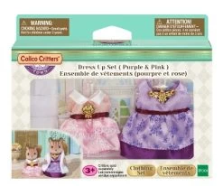 Calico Critters Town Series Dress Up Set, Purple And Pink Fashion Doll Accessories -Toy Doll World GUEST 54146923 9581 49ee a68f 7c2e711bae6d
