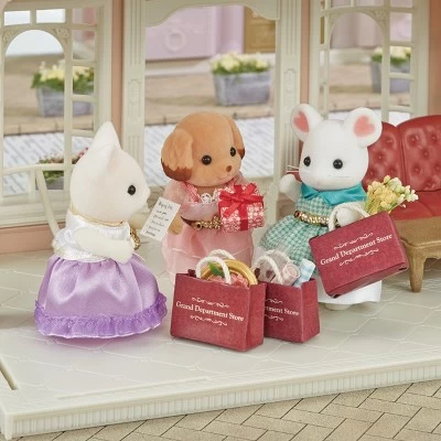 Calico Critters Town Series Marshmallow Mouse, Collectible Doll Figure With Fashion Accessories 5 Calico Critters Town Series Marshmallow Mouse, Collectible Doll Figure With Fashion Accessories - Image 3