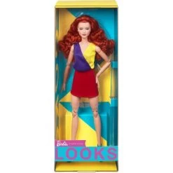 Barbie Looks Doll With Red Hair And Red Skirt -Toy Doll World GUEST 56c5f171 cc5b 4850 9e97 12f9c2302b6d